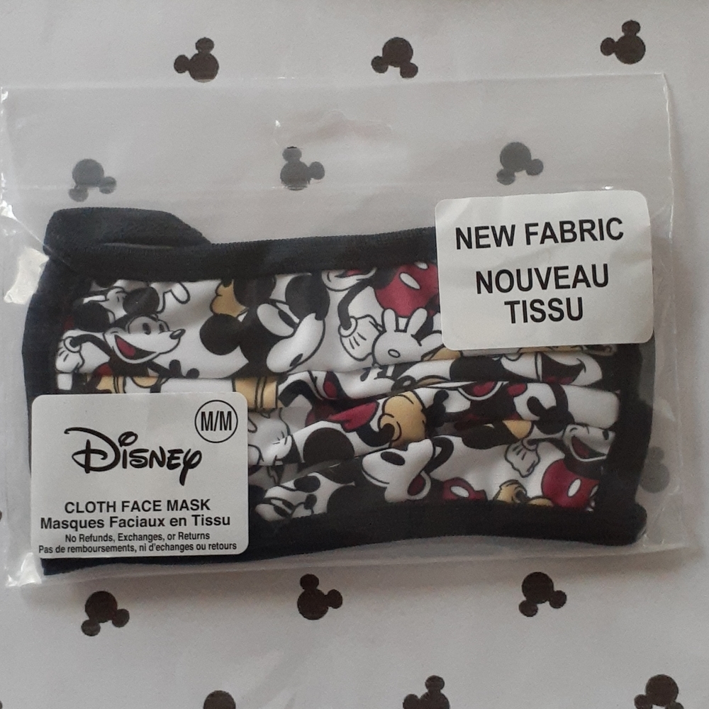 Mickey Mouse Cloth Face Mask Medium